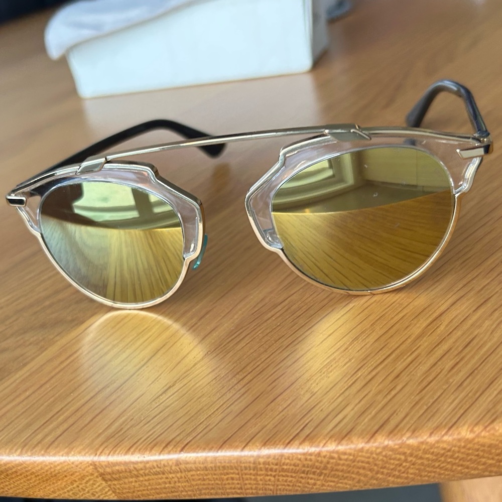 Dior So Real Gold Sunglasses